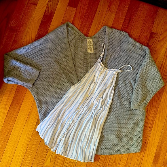 Sadie & Sage Sweaters - Sweater and tank combo